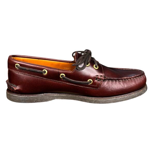 Sperry Men’s Topsider Gold Cup Brown Leather Boat Shoe Size US 10.5 main image 9